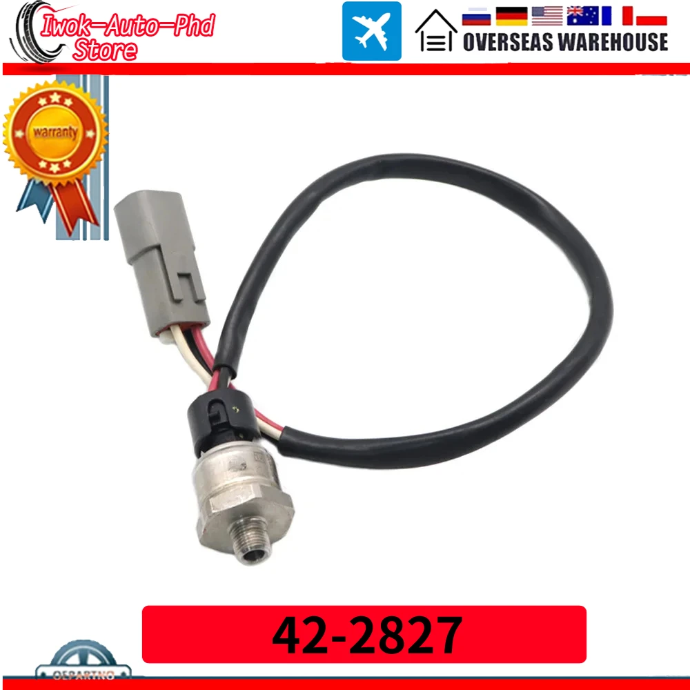 High Quality Transducer 42-2827 422827 42 2827 HP Pressure Switch Sensor 0-500 PSIG