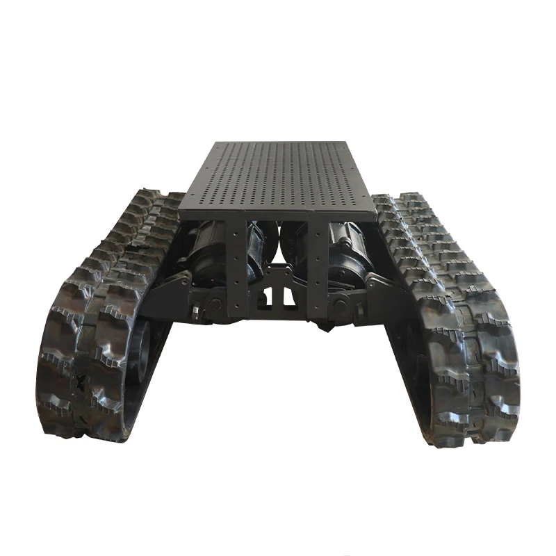 Underwater IP68 Cable Winder Robot Chassis, Equipped for Large Pipeline Crawler Tracks  Robot Platform