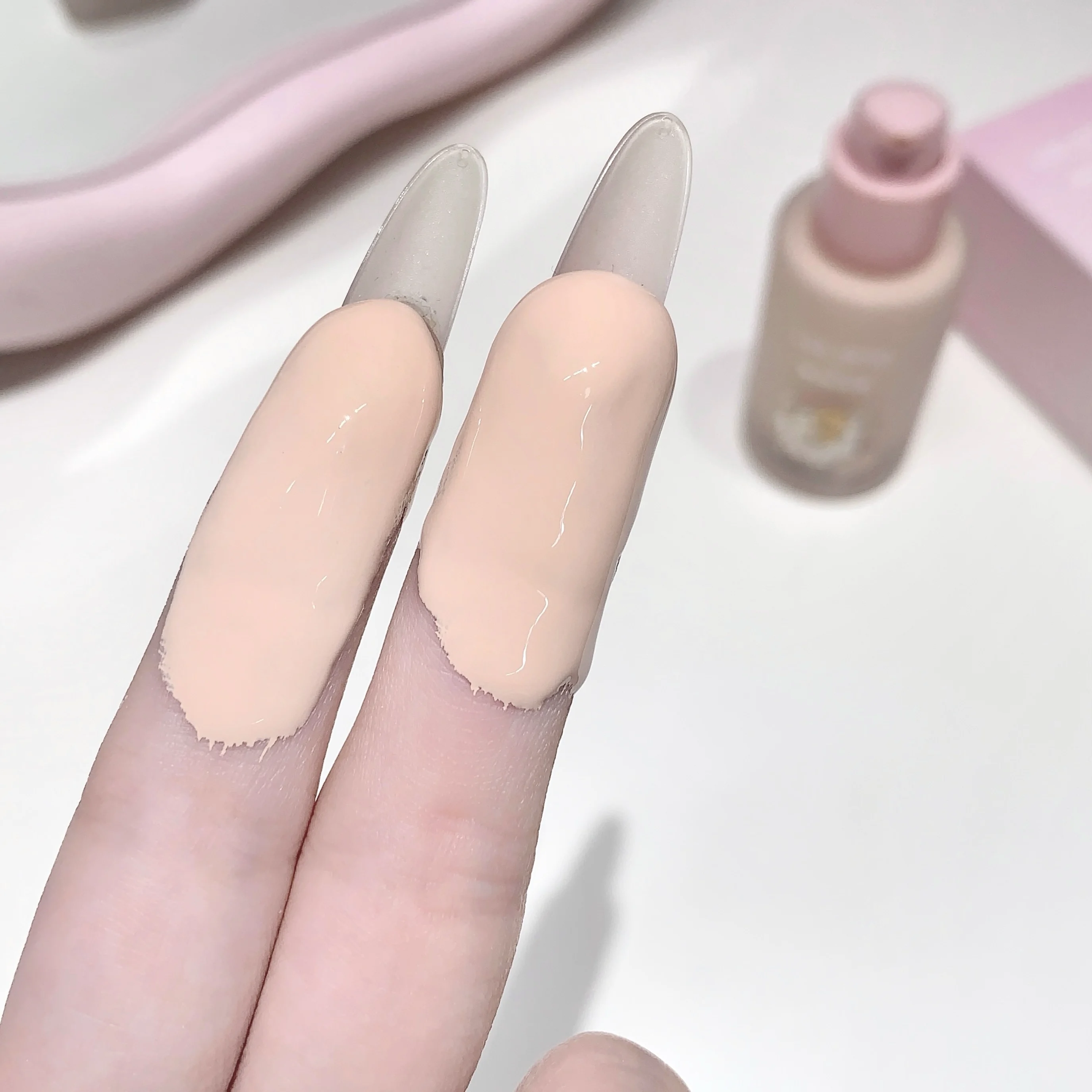 LEEINTO gran oferta base líquida ligera base de maquillaje hidratante de cobertura completa de larga duración acabado Natural