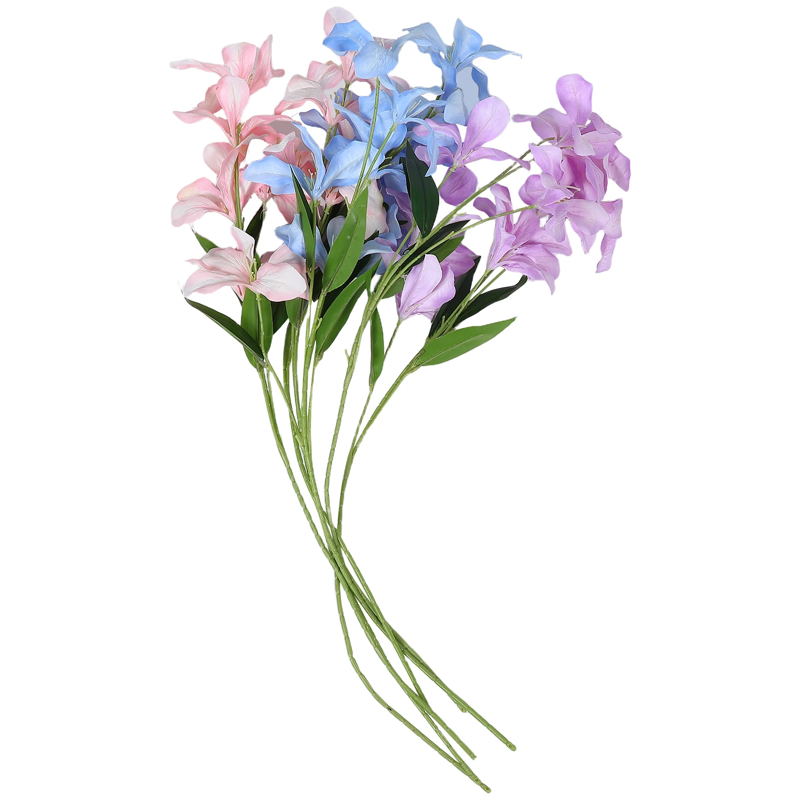 

6 Pcs Artificial Bouquet Faux Flower Wedding Bride Arrangements Flowers Photography Fake Centerpieces