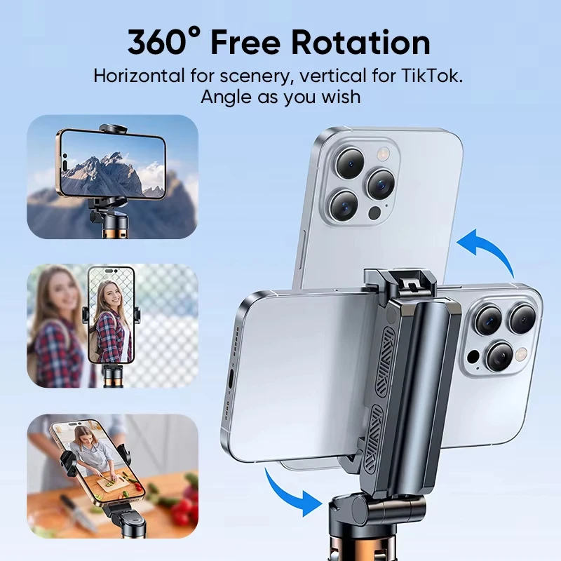 Detachable Wireless Remote Controller Selfie Stick Tripod Universal Portable Foldable Mini Selfie Stick Phone Tripod Stand