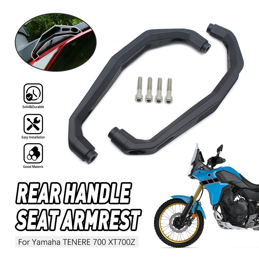 

FoR Yamaha Tenere 700 Motorcycle Accessories Armrest Tenere700 XT700Z Rear Grab Handle Seat Hand Handle Grab Bar Rail