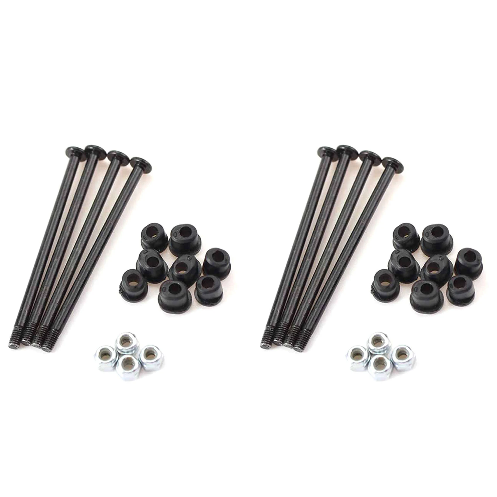 B24C-2X Front And Rear Swing Arm Screw Pin With Shaft Sleeve For Wltoys 144002 144010 124016 124017 RC Car Parts Accessories