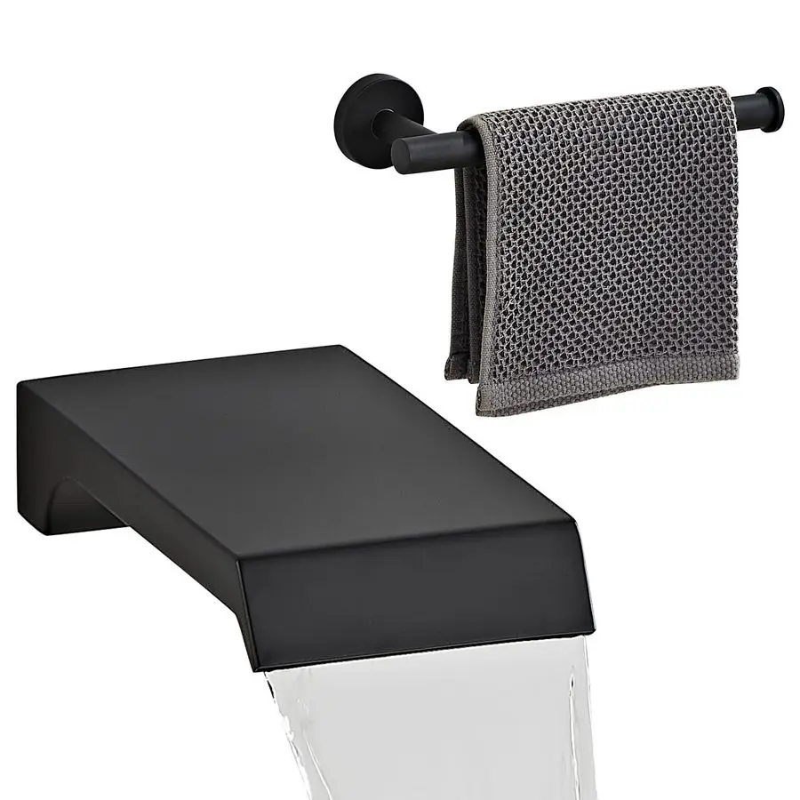 

Настенный излив-водопад для ванны, смеситель для душа в ванную, высокопоточный каскадный излив-водопад для ванны, сантехнические принадлежности для ванной комнаты