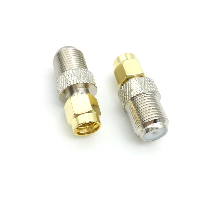 10Pcs/100Pcs  RF Coaxial Adapter SMA Male to F Female  Connector Converter for  Handy Talkie Radio