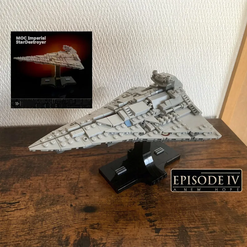 

NEW 402PCS MOC Imperial StarDestroyer Midi-Scale Building Blocks Acclamator Starship Model Assembly DIY Bricks Set Toy Kid Gifts