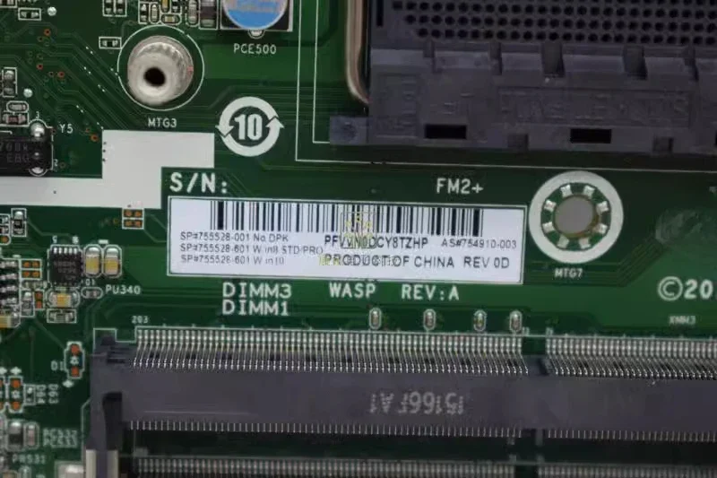 تستخدم ل/705 G1 DM 754910-001/003 54910-001/003 FM2 + اللوحة الأم