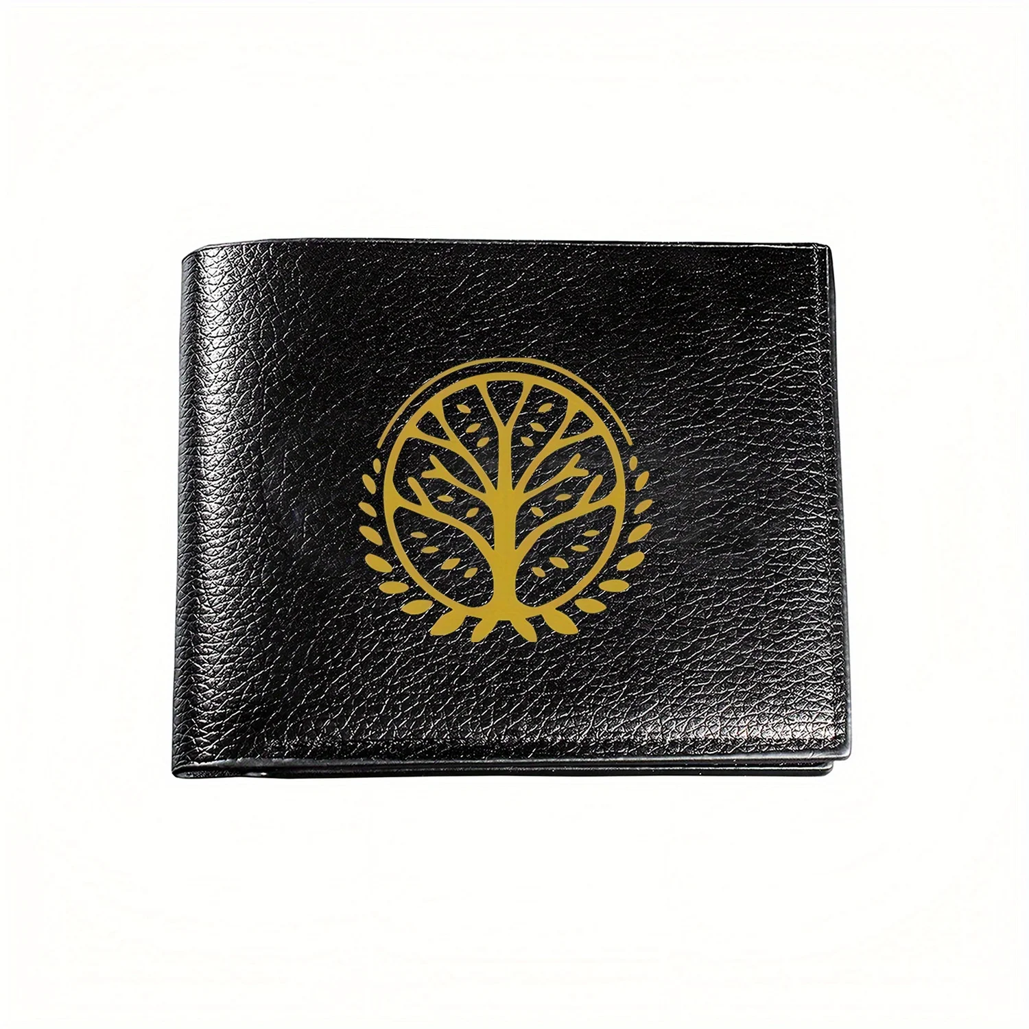 

Golden Tree of Life Emblem: Stylish Men's Wallet,Premium nice,Elegant Design,Creative Graphic,Perfect Christmas Gift for Dad,Hus