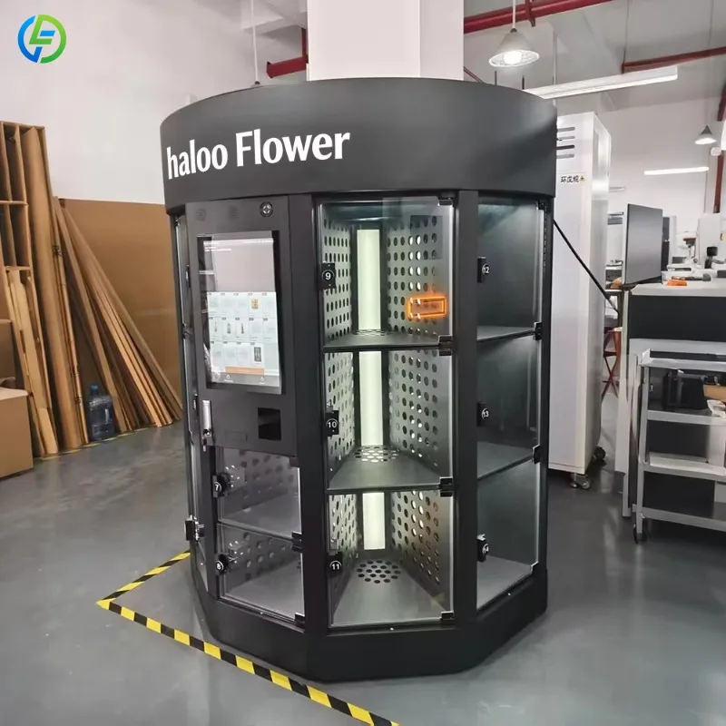 Distributeur Automatique Flower Vending Machine Automatic Self Service 24 7 Retail Kiosk Bouquet Vending Machine Customized