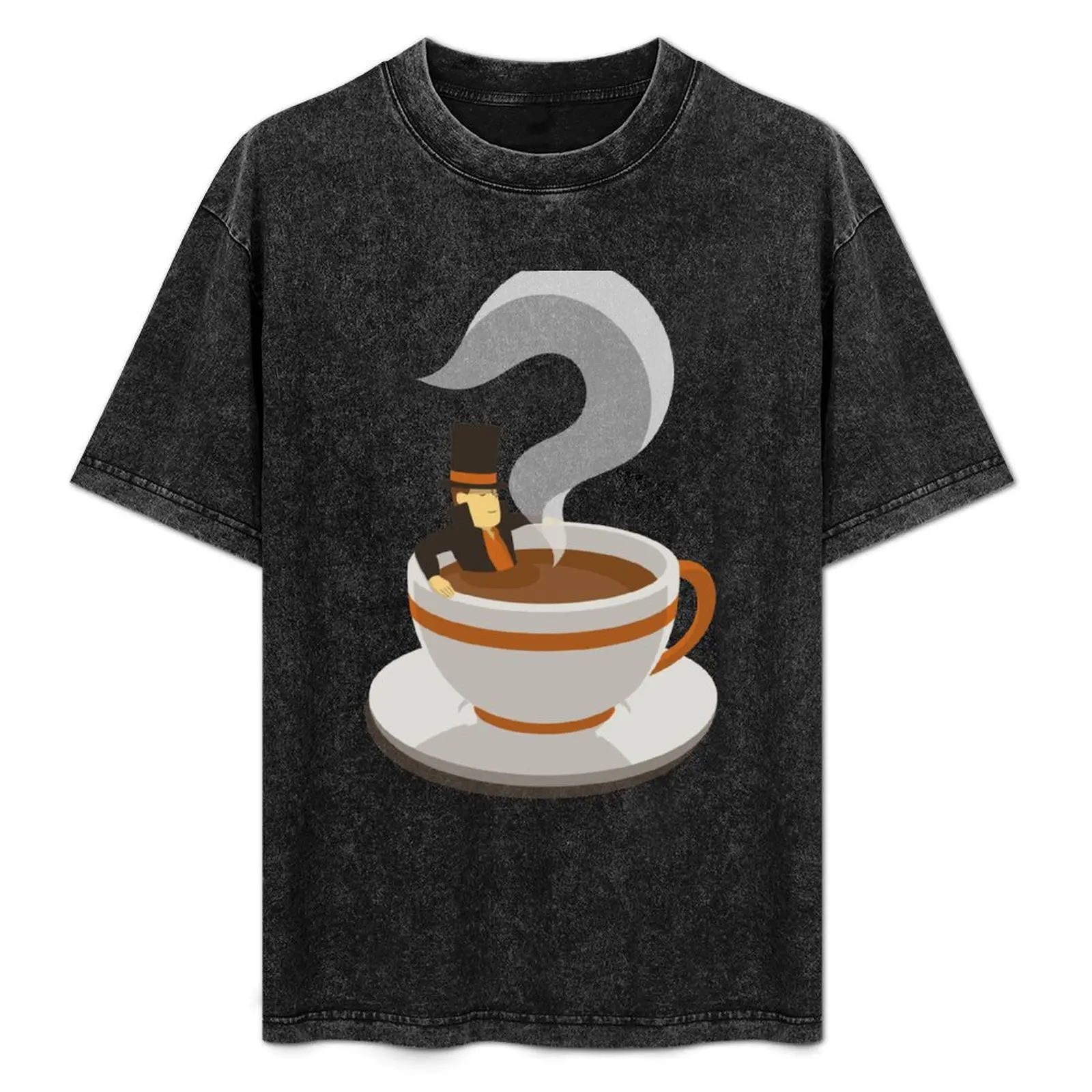 

Mystery Tea T-Shirt man t shirt cotton anime tshirt T-Shirt