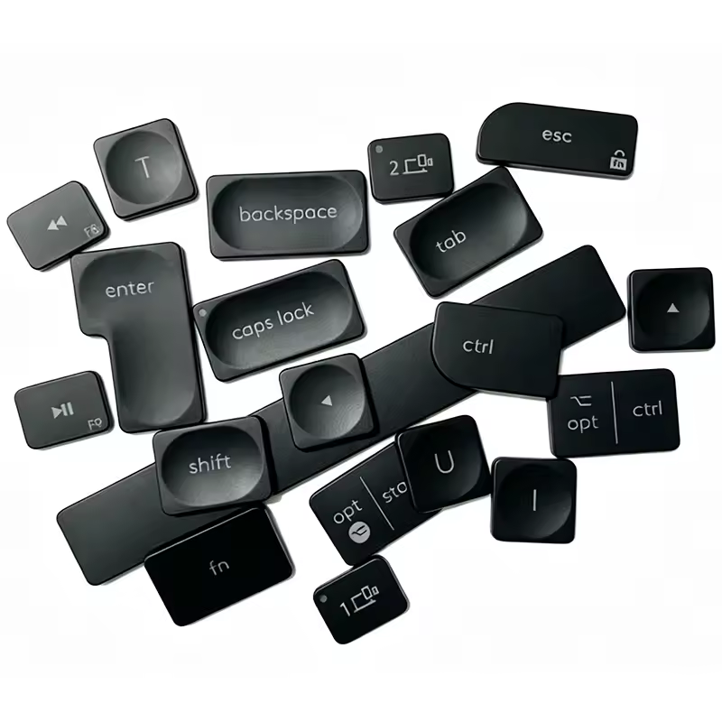 Vervangende toetsdop scharnier rubberen pad voor Logitech Craft MX KEYS S COMBO YR0073 grijs toetsenbord KeyCap