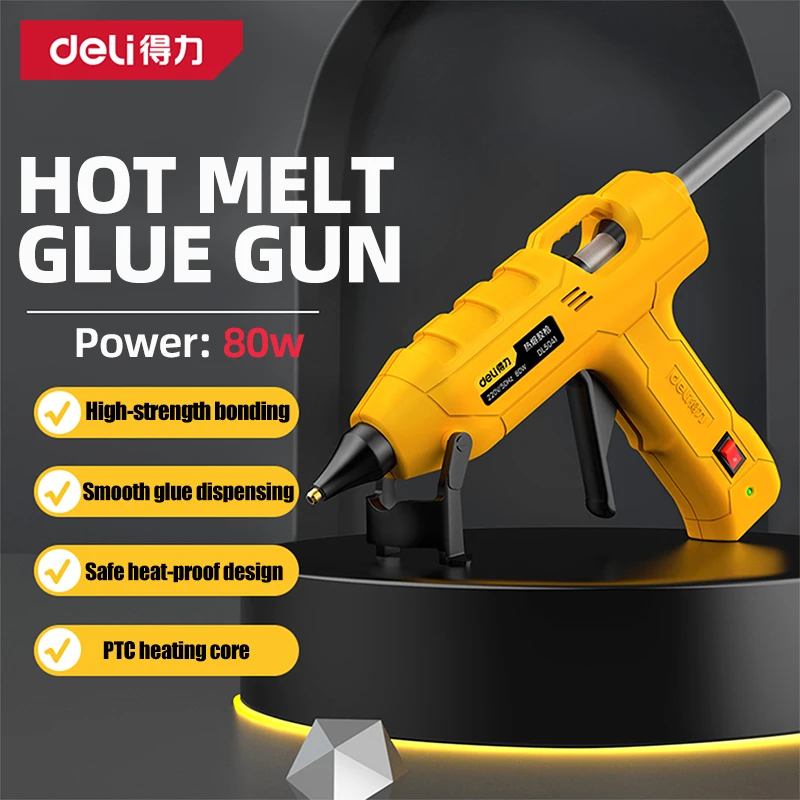 

DELI 80W Hot Melt Glue Gun DIY Household Industrial Glue Guns for DIY, Sealing, Arts & Crafts Projects