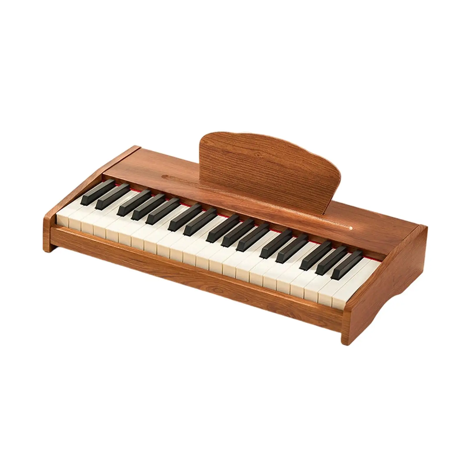 Kids Piano Keyboard Wood for Girls Boys Teaching Toy Home Use Birthday Gift 37 Keys Beginners Digital Piano Electronic Keyboard