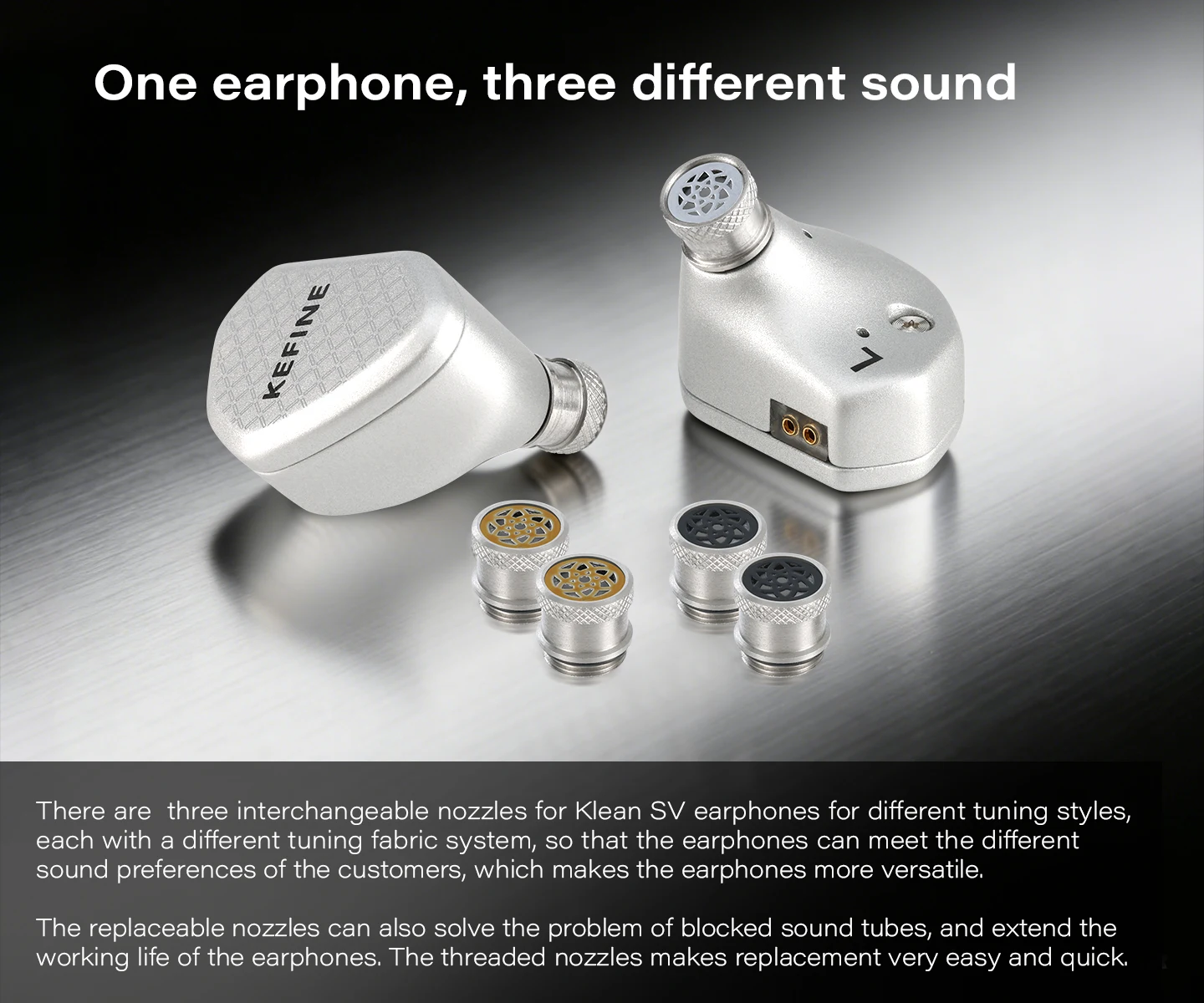 Kefine Klean SV 10mm DLC Membran-Dynamischer Treiber HiFi IEM Kopfhörer mit Robuster und Langlebiger Konstruktion – Detail 4