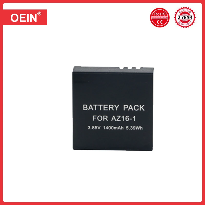 4 szt. 1400 mAh 4,4 V bateria AZ16-1 + podwójna ładowarka USB do oryginalnych kamer akcji Xiaomi Yi 2 4K Xiao Mi Yi Lite