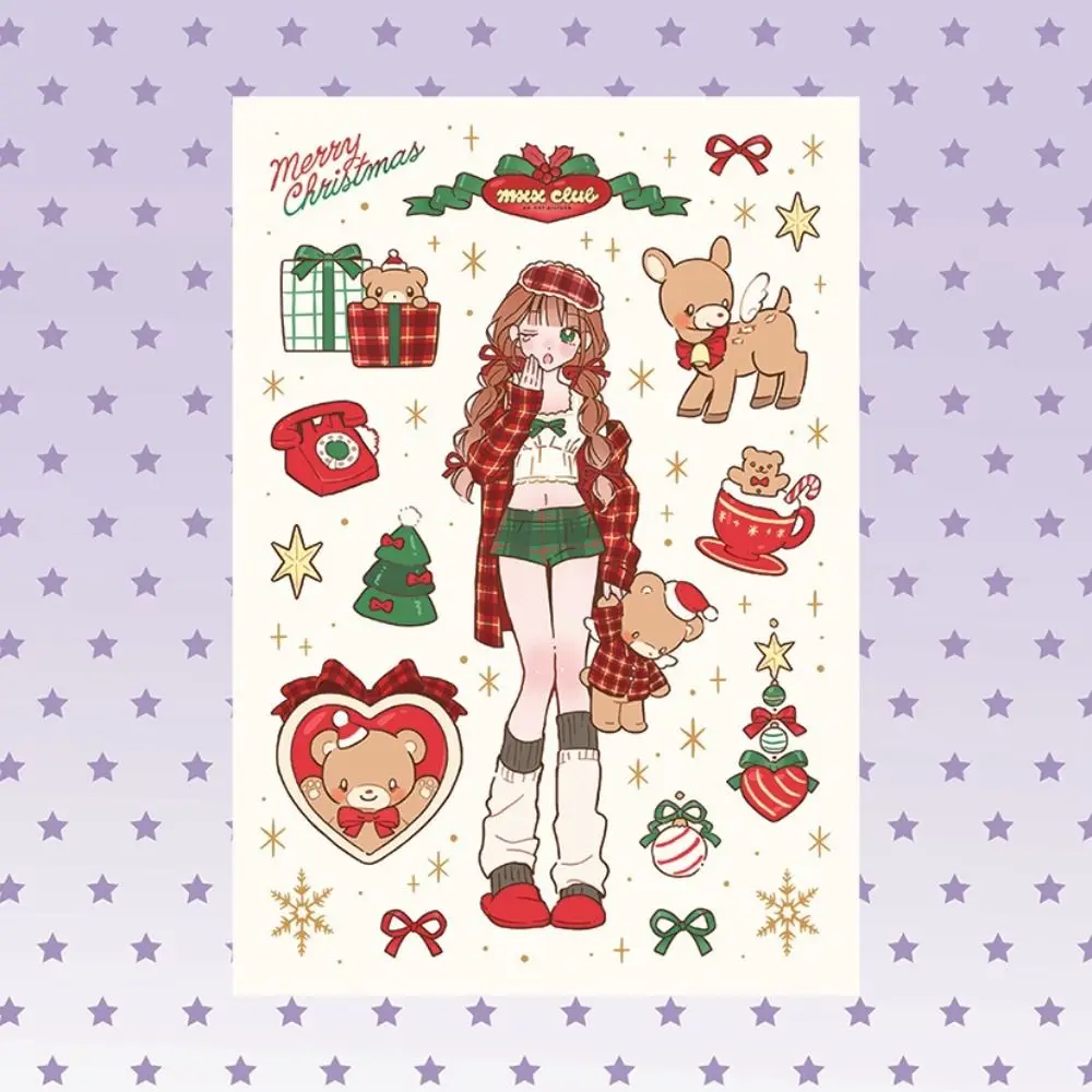 Nuova Corea Manuale fai da te Adesivi decorativi Simpatico cartone animato Arte Carta Dolce libro di adesivi sexy