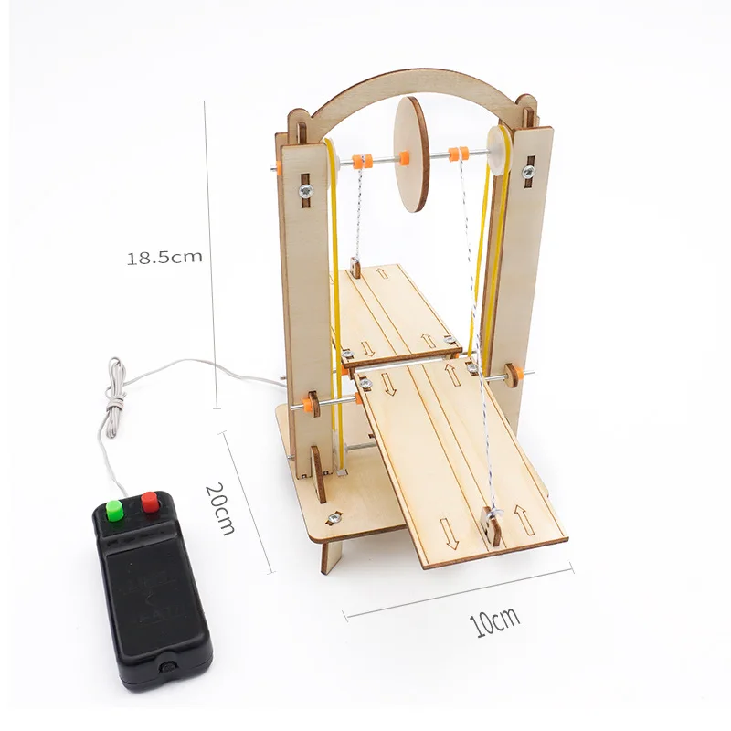 DIY Physical Lift Bridge Model Science Experiment Educational Toy Handmade Small Production Assembly Craft for School Kid G256