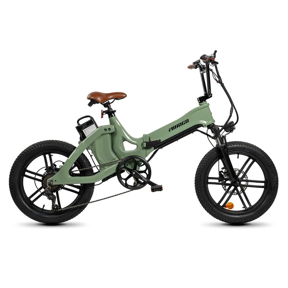 Mihogo Lx Pro دراجة كهربائية للكبار 500 وات دراجة كهربائية للمدينة 12.75 + 12.4 Ah 2eszı دراجة كهربائية قابلة للطي دراجة كهربائية جبلية بإطارات عريضة 20 بوصة
