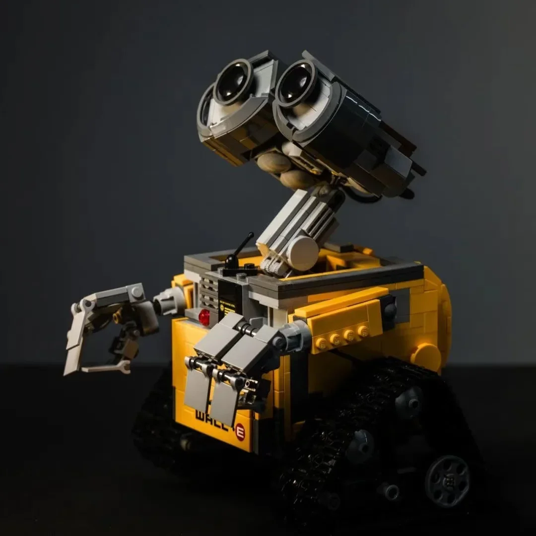 MINISO Creative Wall E 21303 مجموعة مكعبات البناء 687 قطعة لعبة البناء للأولاد فكرة هدية عيد الميلاد #5