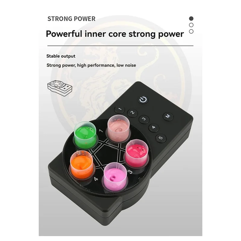 -A14E Tattoo Ink Pigment Stirrer หมึกไฟฟ้าผสมเล็บขนตากาวและภาษาโปลิชคําผสม Lab Vortexer สําหรับหลอด