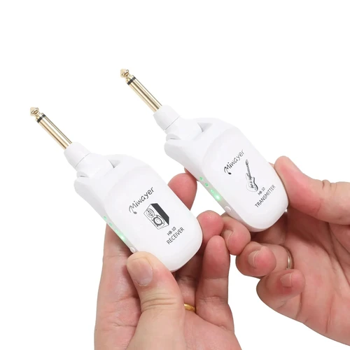 Miwayer HB-10 sistema inalámbrico de guitarra transmisor de Audio receptor pastilla USB sistema inalámbrico recargable para bajo de guitarra eléctrica