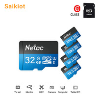 Netac Original 16 32 64 128 256GB SD TF Card Memory Card Class 10 U1 High Speed Storage for Monitoring Car Recorders Memory Card