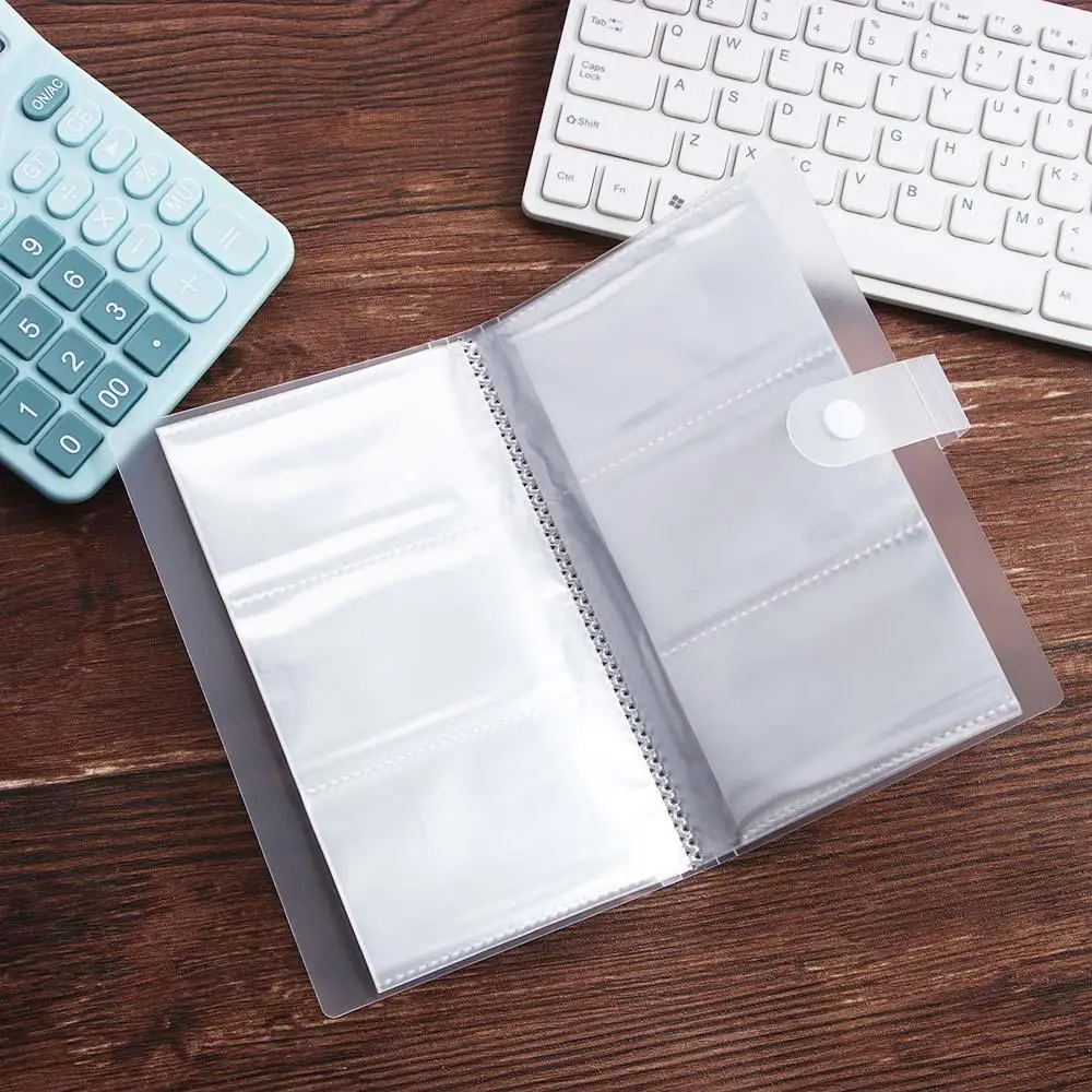 Ticket Picture Frame Card Stock School Supplies Name Card Ticket Collection Book Picture Storage Case Card Book ID Card Holder