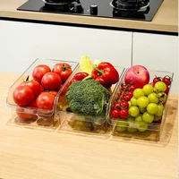 Large-Capacity Transparent Refrigerator Storage Box, Space-Saving Kitchen Food Cabinet Organizer, Easy-Pull Out Design - Image 4