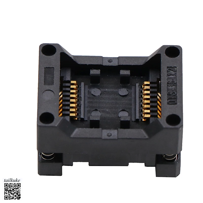 

SOP16/OTS-16-1.2 Подставка для записи чипа Подставка для испытания на старение Нижний давление Позолота Приспособление IC Разъем