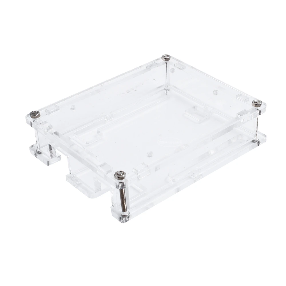 2pcs  UNO R3 development board shell, transparent acrylic box, acrylic shell