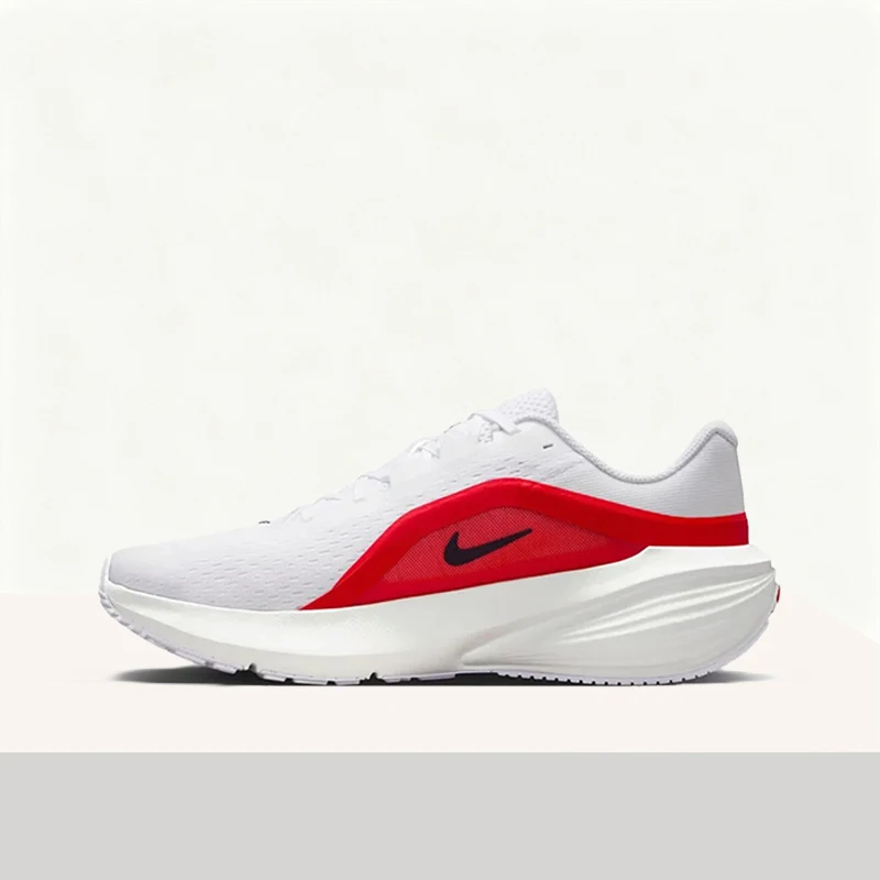 Nike Downshifter 14 Men's Versatile, Lightweight, and Breathable Low-Top Training Running Shoes in White and Red IB1895-103