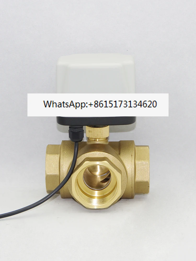 Electric two-way valve Air conditioner fan coil control valve DN20 25 32 40 50DC24V12V220V