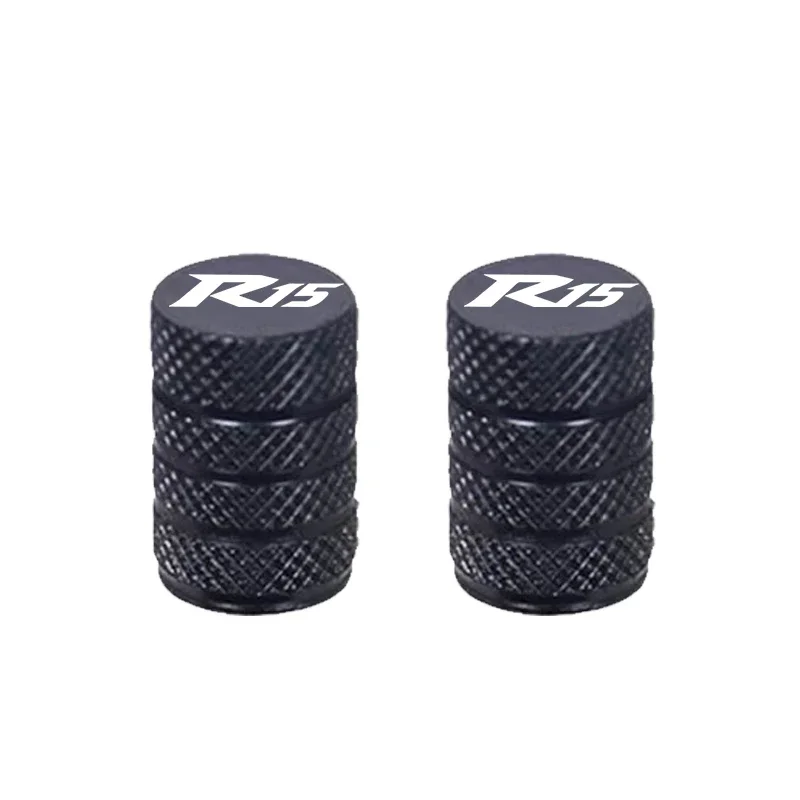 for Yamaha YZF R15 V2 V3 ABS 2009-2020 2PCS R15 Motorcycle Tyre Valve Caps Air Port Stem Cover CNC Aluminum Accessories