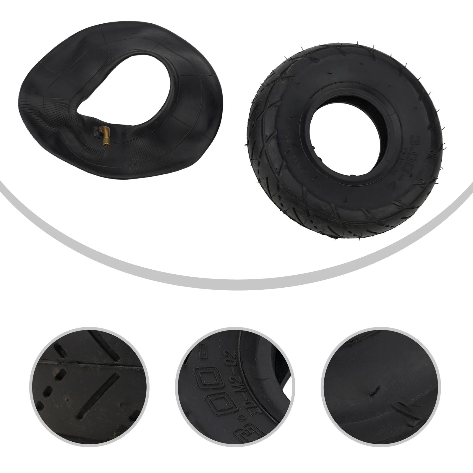 Smooth and Comfortable Ride with Puncture Resistant 260x85 Tires and Inner Tube Kit Suitable for Engineering Vehicles
