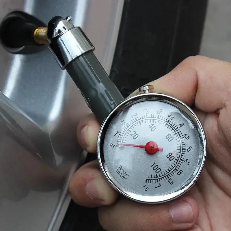 Car Tire Pressure Gauge Tyre Deflation Pointer Auto Tire Inflation Pressure Gauge Measurement High Precision Meter Detector Tool