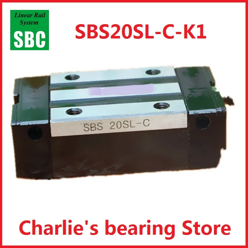 

1pc 100% brand new original genuine Korea SBC linear guide slider SBS20SL-C-K1 bearing carriage