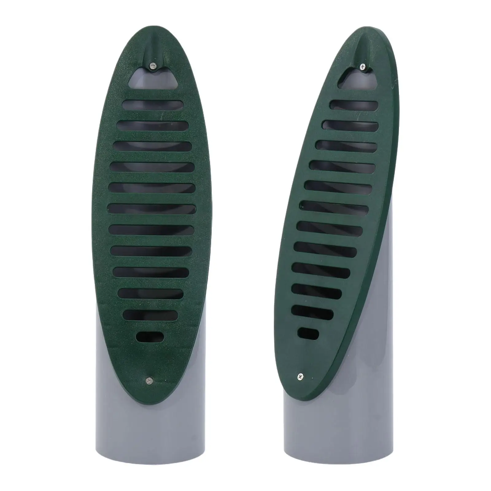 2Pcs Angled Drainage Grate Yard Drains Drain Emitter Replaces Drainage Pipe 4 Inch Connection for Courtyard Outdoor Lawn Home