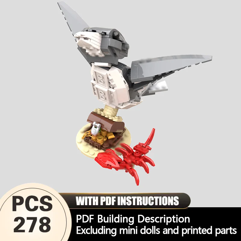 

Creators Animal Series Model MOC Building Bricks Bird And Arthropod Modular Technology Gifts Holiday Assemble Children Toys Suit