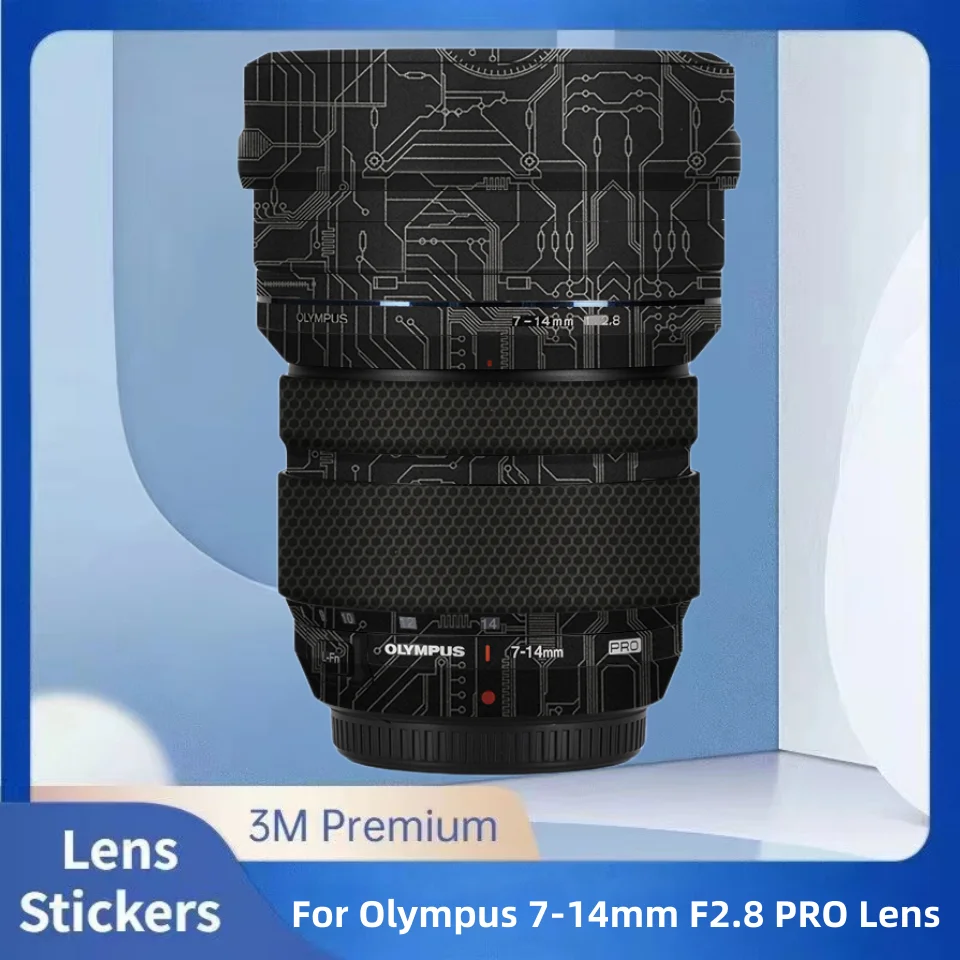 For Olympus 7-14 F2.8 Pro Decal Skin Vinyl Wrap Film Camera Lens Body Protective Sticker M.ZUIKO DIGITAL ED 7-14mm 2.8 F/2.8