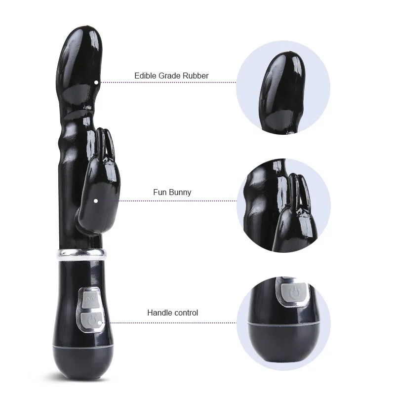 Massager Vibration Massage Stick for Women 10 Speeds Electric Battery Powered Personal Body Adult Products view 3