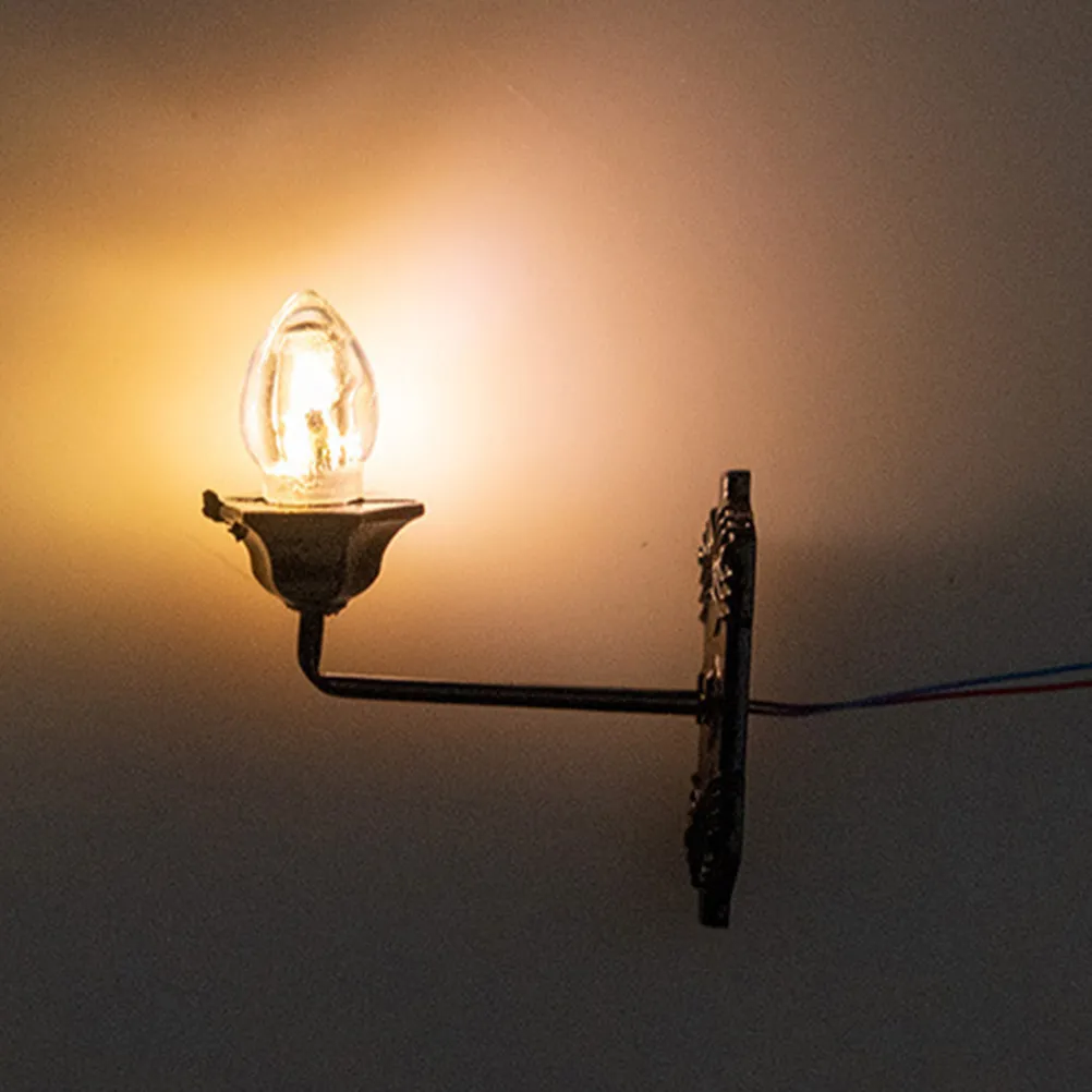 

5 шт. миниатюрных светильников для микроландшафта с эффектом мха, светящиеся настенные лампы, декоративные аксессуары, материалы для DIY-моделирования песочниц и миниатюрных домиков