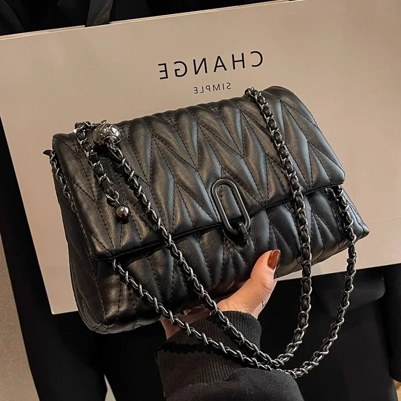 

Роскошная сумка на ремешке с цепочкой, летняя сумка подмышками для женщин, регулируемая сумка через плечо