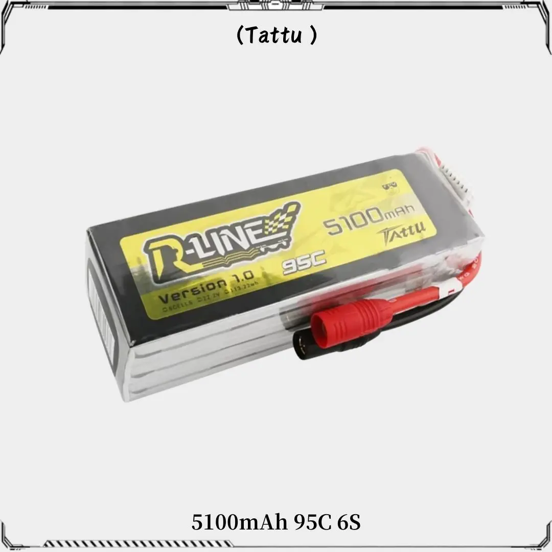 Gens Nes Ace Tattu R-Line 1.0, RC FPV 레이싱 드론 쿼드콥터용 Lipo 배터리, 5100mAh 22.2V 6S 95C