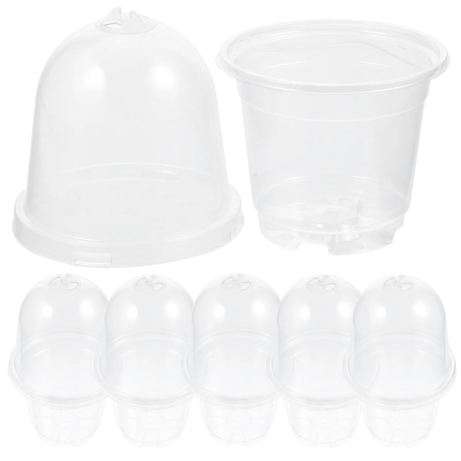 

15pcs Moisture Control Seedling Pots 3Inch Plastic With Drainage Holes Lightweight Durable Garden Supplies For Indoor