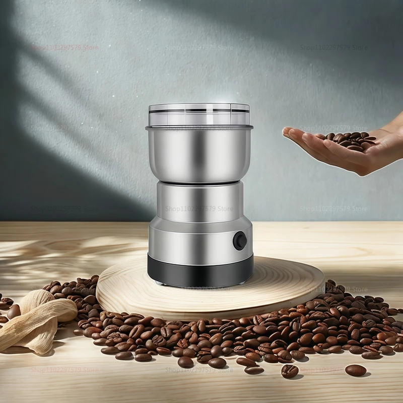 Electric Grinder for Household Multi-Functional Grinding of Spices Coffee Beans Grains and Medicinal Herbs Powder Machine