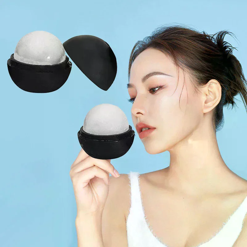 1 قطعة بكرة الثلج للوجه والعين تجميل الوجه الجليد الأسطوانة أدوات العناية بالبشرة الجليد الوجه مكعب سيليكون قالب الثلج اكسسوارات التجميل #6