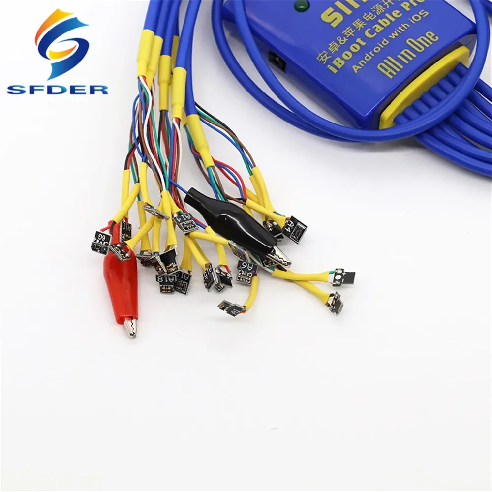 Phone Power Supply Test Cable Dedicated Power Cable For IPhone 6-11ProMax 12 13 14 15 & Android &Samsung & Xiaomi Repair Tool