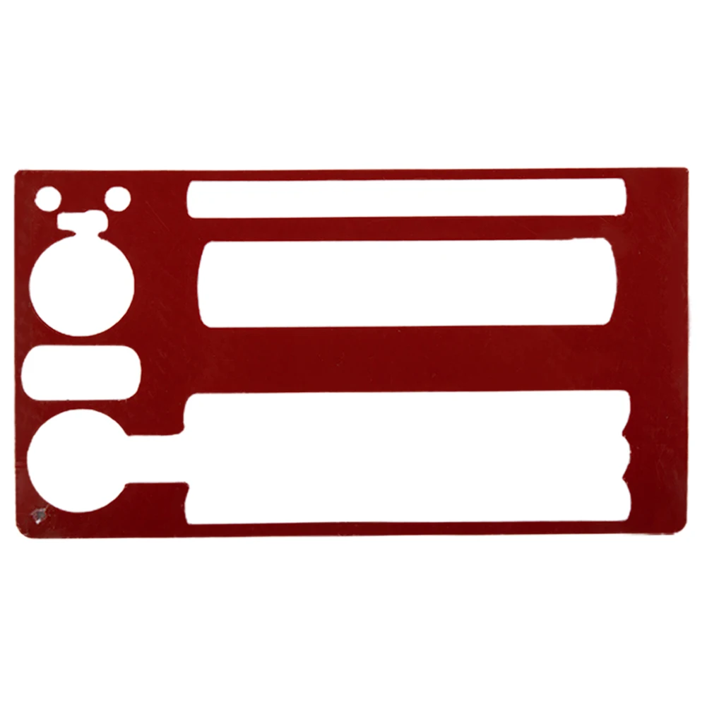 Brand New Control Panel CD Panel Trim Carbon Fiber Front High Quality High Temperature Resistant Red Brand New