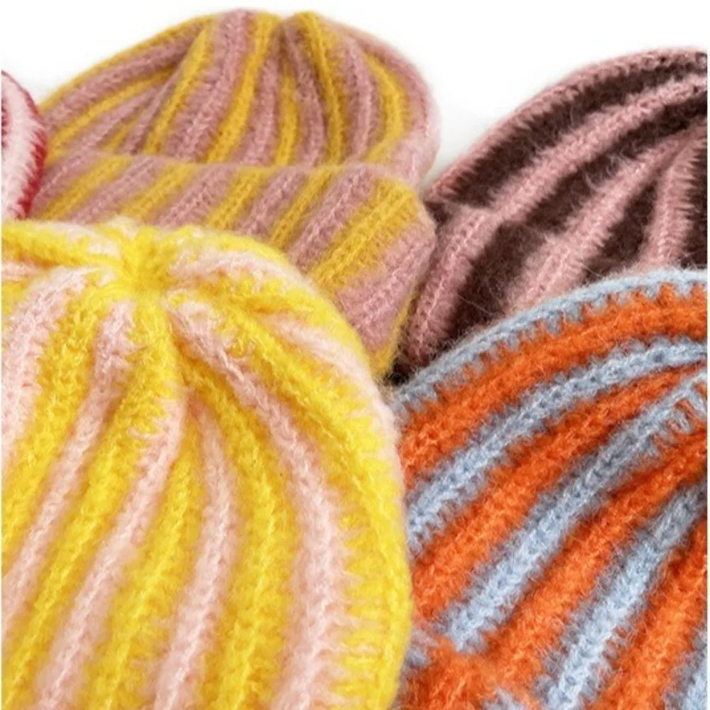 جديد مخطط قبعة قبعة يندبروف الباردة والدليل على قبعة دافئة محبوك قبعة النساء الرجال