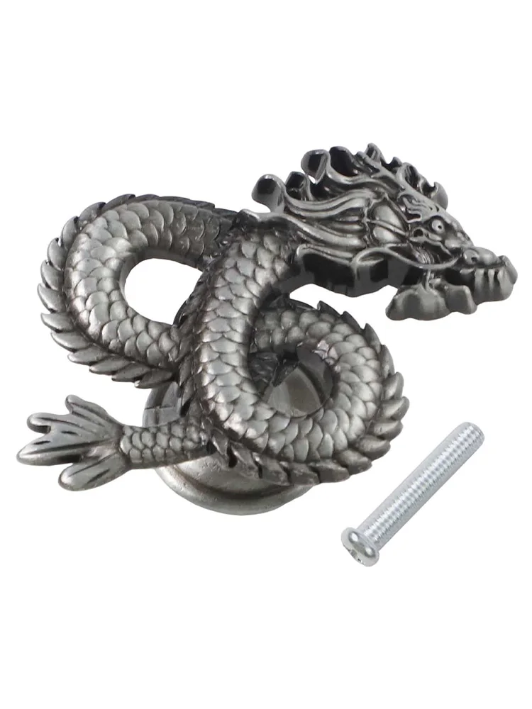 Cupboard Knob Cabinets Handle Reliable Replacement Zinc Alloy Decoration Dragon Drawer Pull Handles High Quality